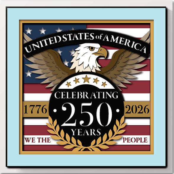 Shadow Box - 250th Anniversary USA