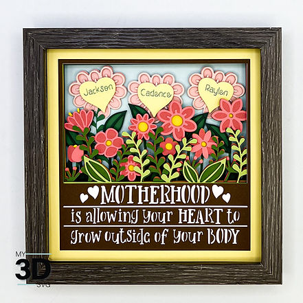 Shadow Box - Customizable Motherhood