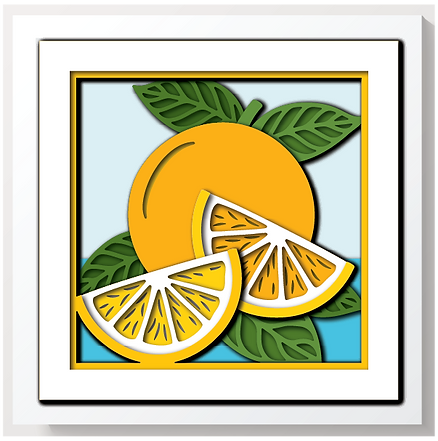 Shadow Box - Orange