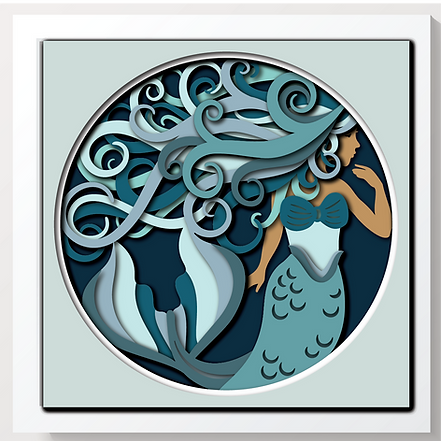Shadow Box - Mermaid