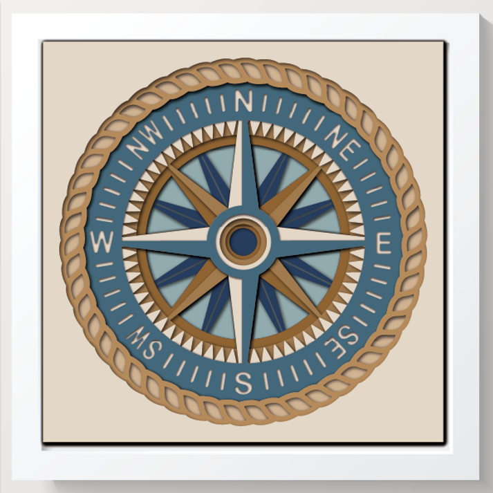 Shadow Box - Compass Mini