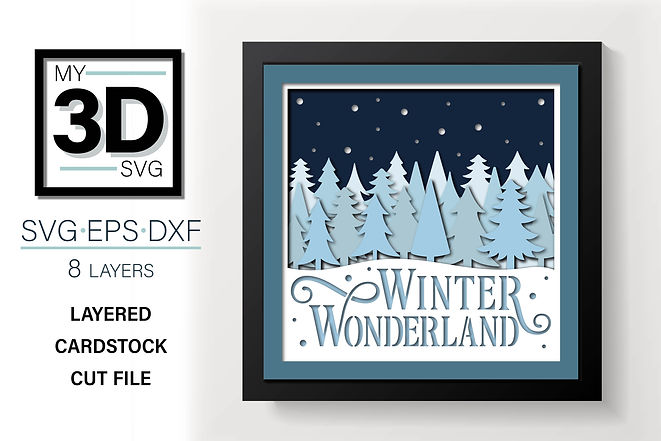 Shadow Box - Christmas Wonderland Adventures