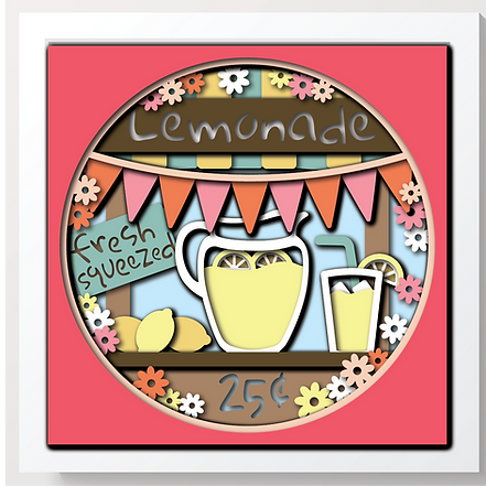 Shadow Box - Lemonade Stand
