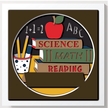 Shadow Box - Customizable Teacher