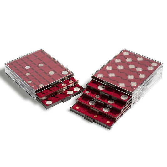 Lighthouse Coin Box With 42 Spaces for Coin Capsules 24