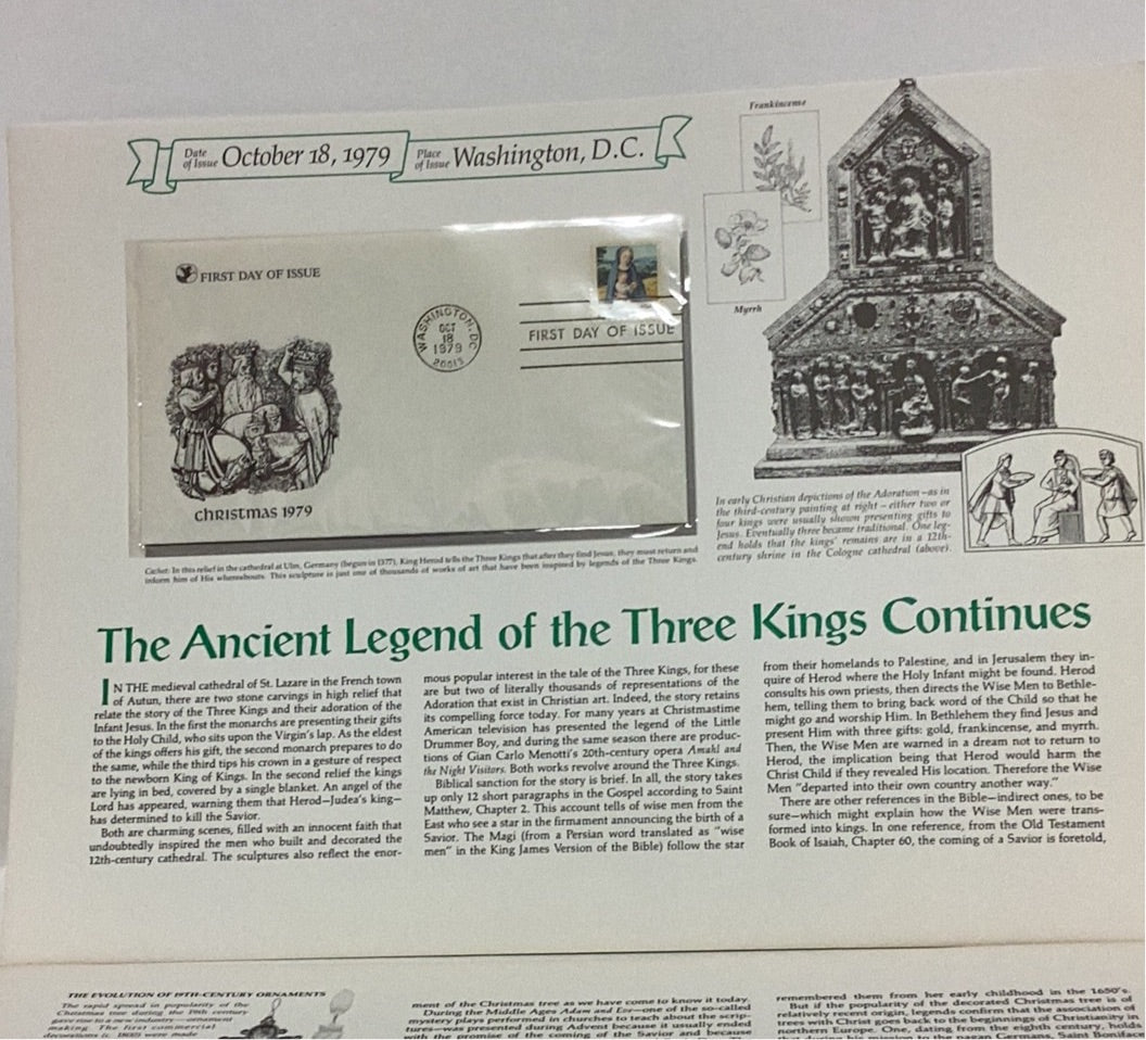 Christmas 1979 FDC'S