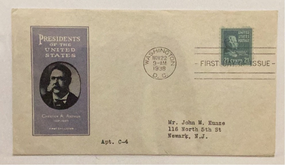 President of the U.S.-Chester A Arthur
