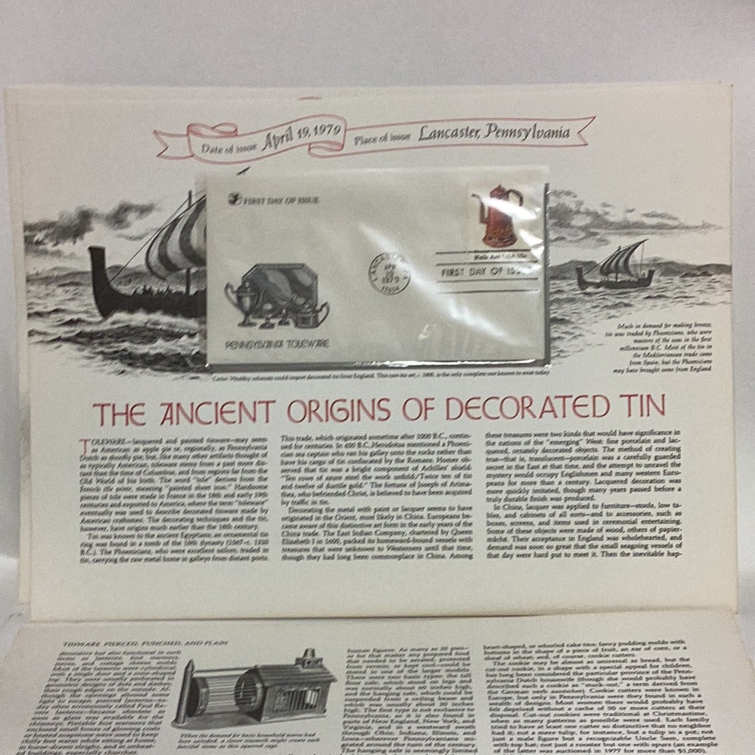 Pennsylvania Toleware FDC'S