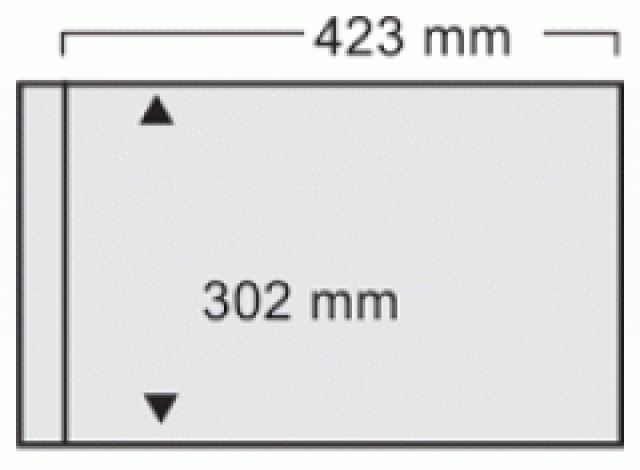 Safe Black Cardboard Inserts Per 5 For 1021 Page