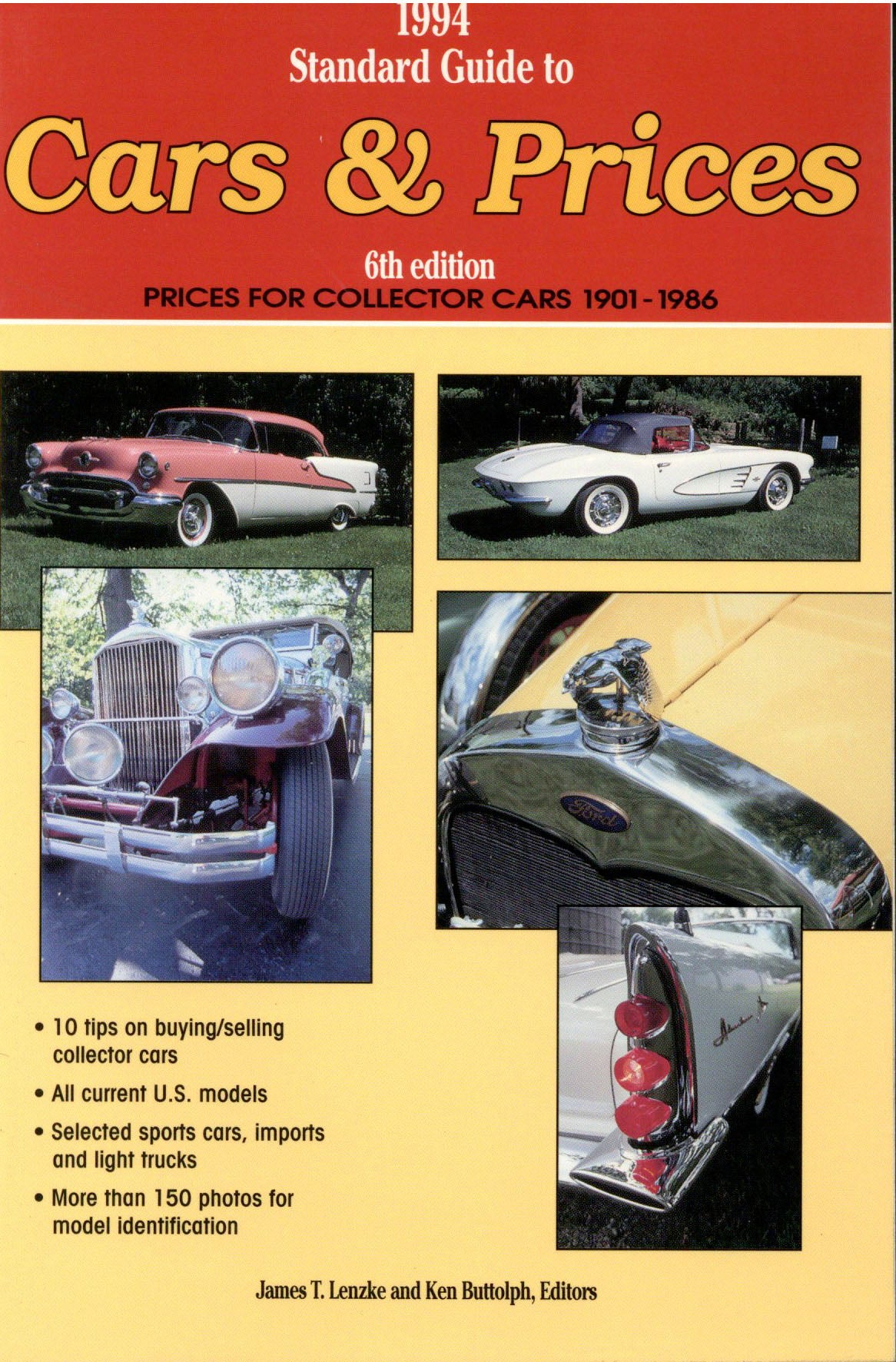 1994 Edition Standard Guide To Cars And Prices 6Th Edition