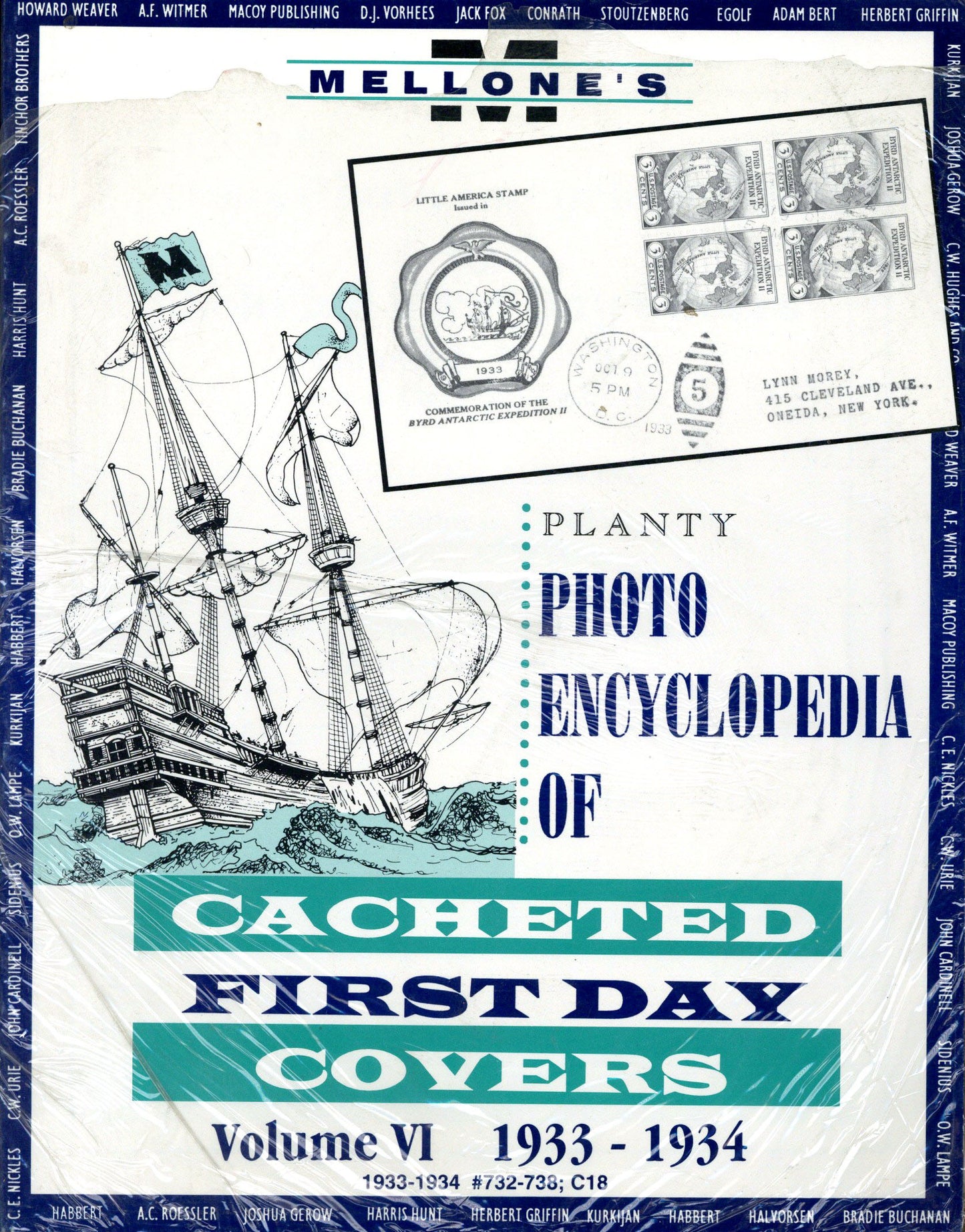 Planty Photo Encyclopedia Of Cacheted Fdc Vol 6 1933-1934