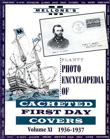 Planty Photo Encyclopedia Of Cacheted Fdc Vol 11 1936-1937