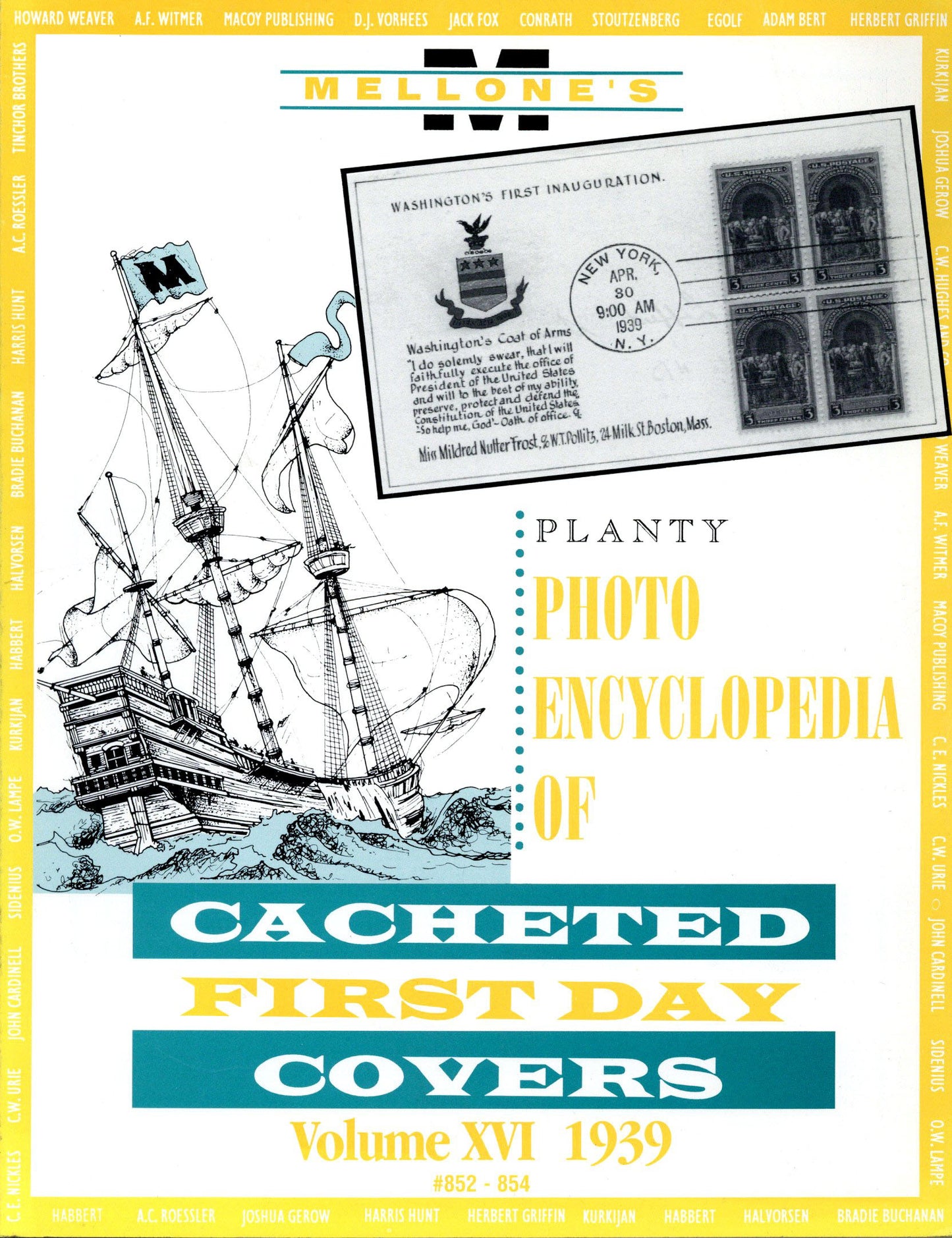 Planty Photo Encyclopedia Of Cacheted Fdc Vol 16 1939