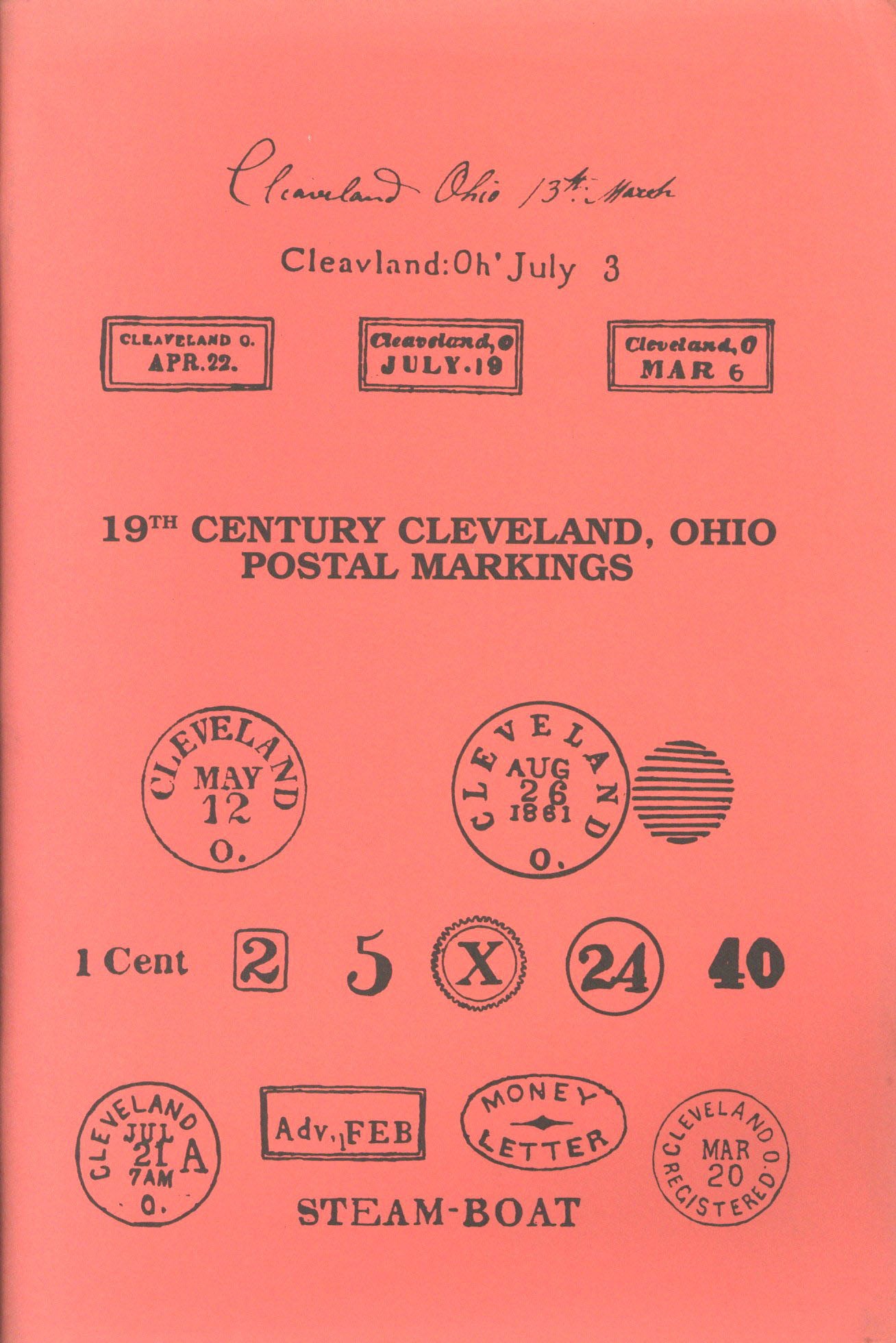 19th Century Cleveland, Ohio Postal Markings