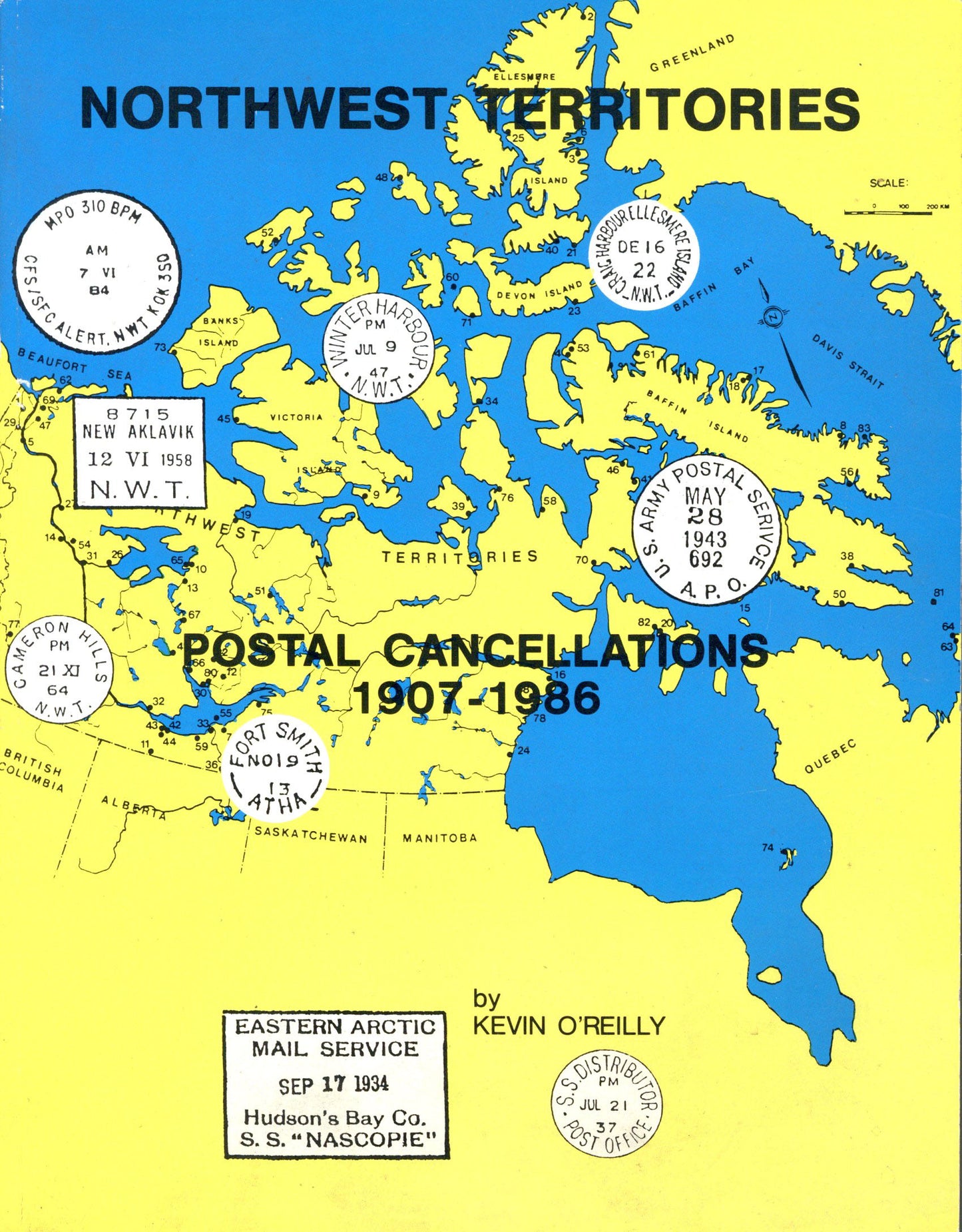 Northwest Territories Postal Cancellations 1907-1986