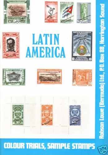 Latin America Colour Trials, sample Stamps