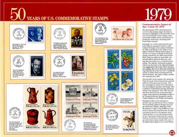 50 Years US Commemorative Stamps 1979
