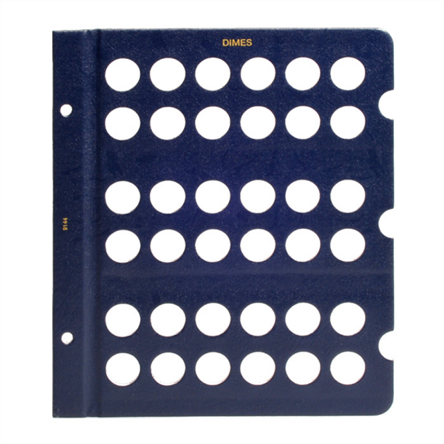 Whitman Dime Page #9144