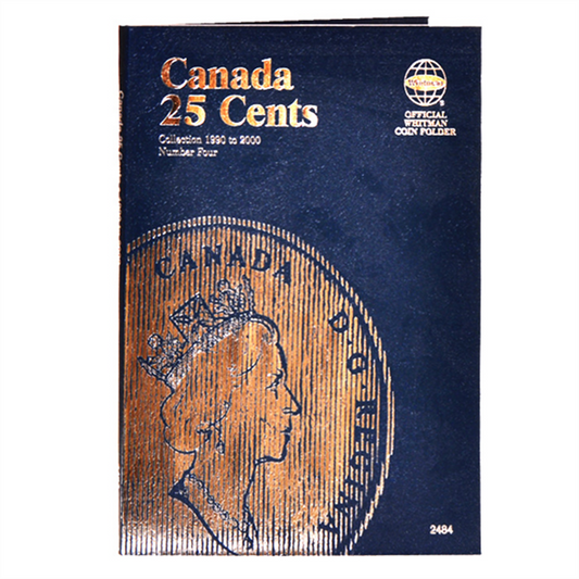 Whitman Coin Folder - Canadian 25 Cents #4 1990-2000