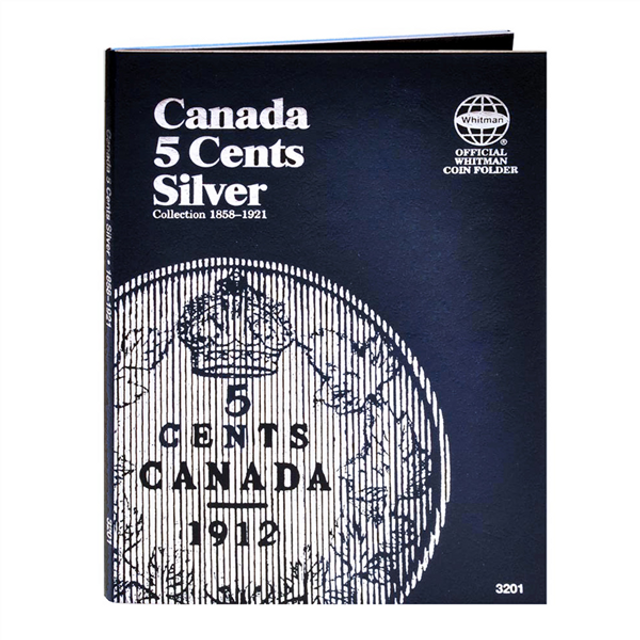 Whitman Coin Folder - Canadian 5 Cents Silver 1858-1921