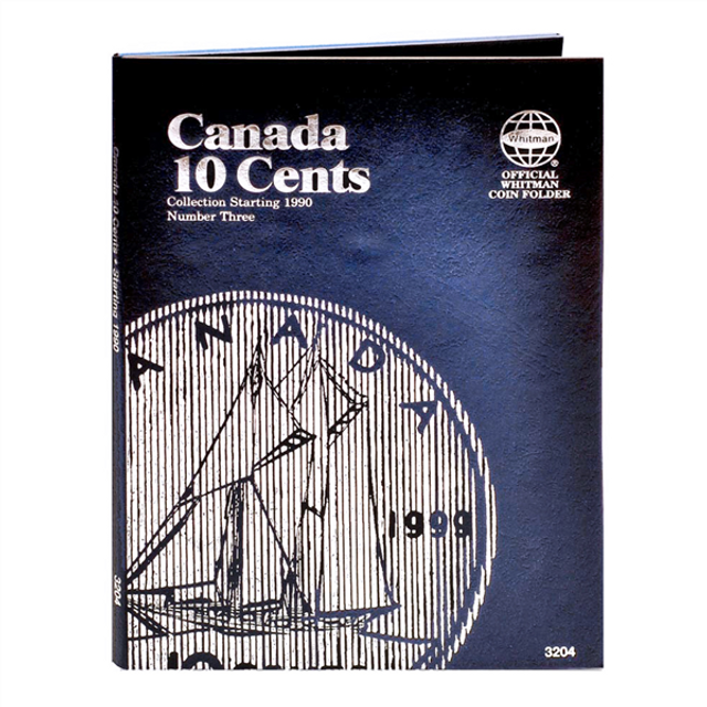 Whitman Coin Folder-Canadian 10 Cents 1990-
