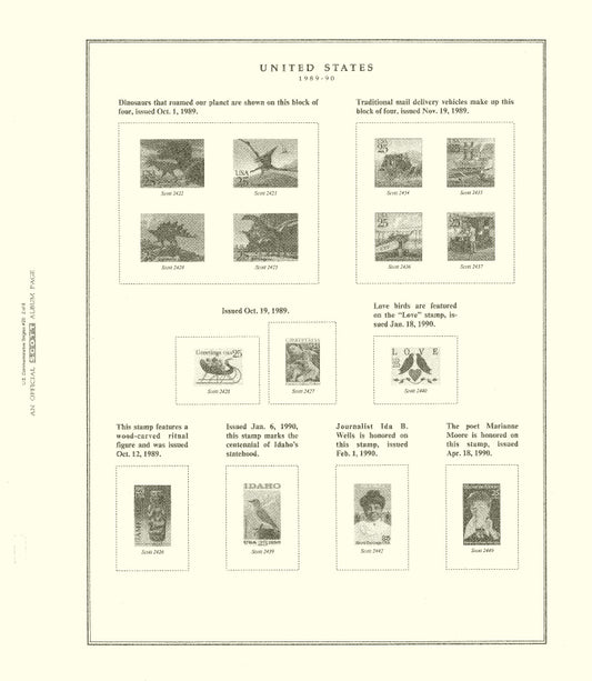 Scott US Commemorative Singles 1990 #20