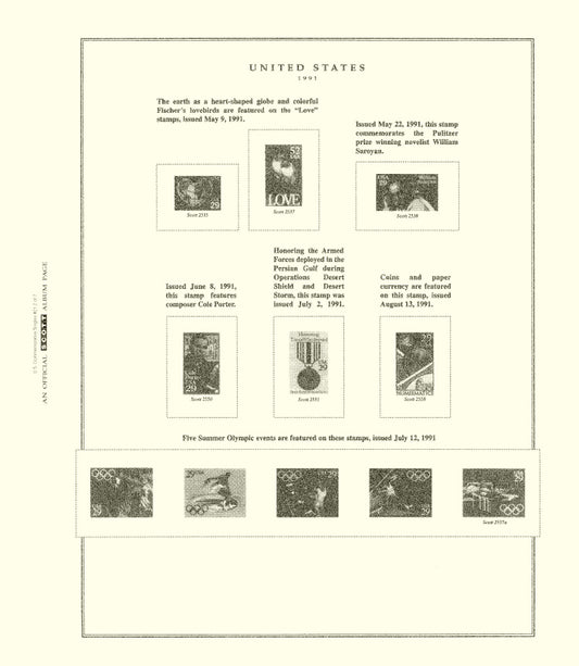 Scott US Commemorative Singles 1991 #21