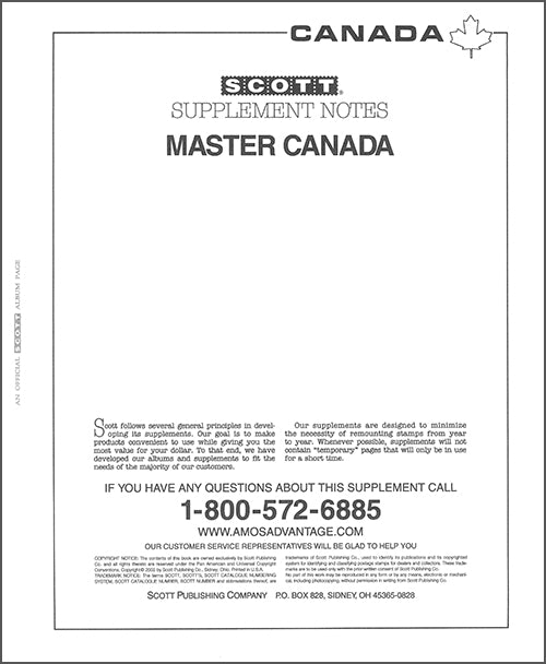 Scott Master Canada 2001 #27