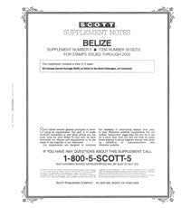 Scott Belize 2001-2002 Supp #5