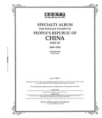 Scott People's Republic Of China 1968-1985