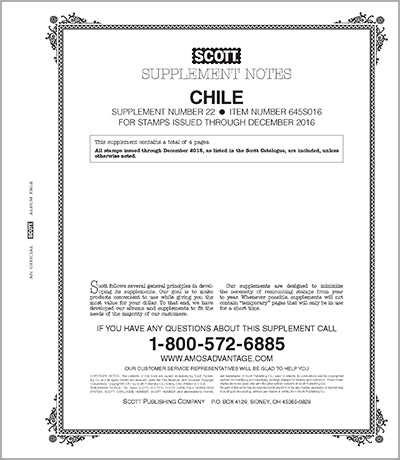 Scott Chile 2016 Supp #21
