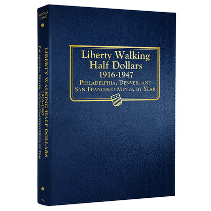 Whitman Liberty Walking Half Dollars 1916-1947 Album