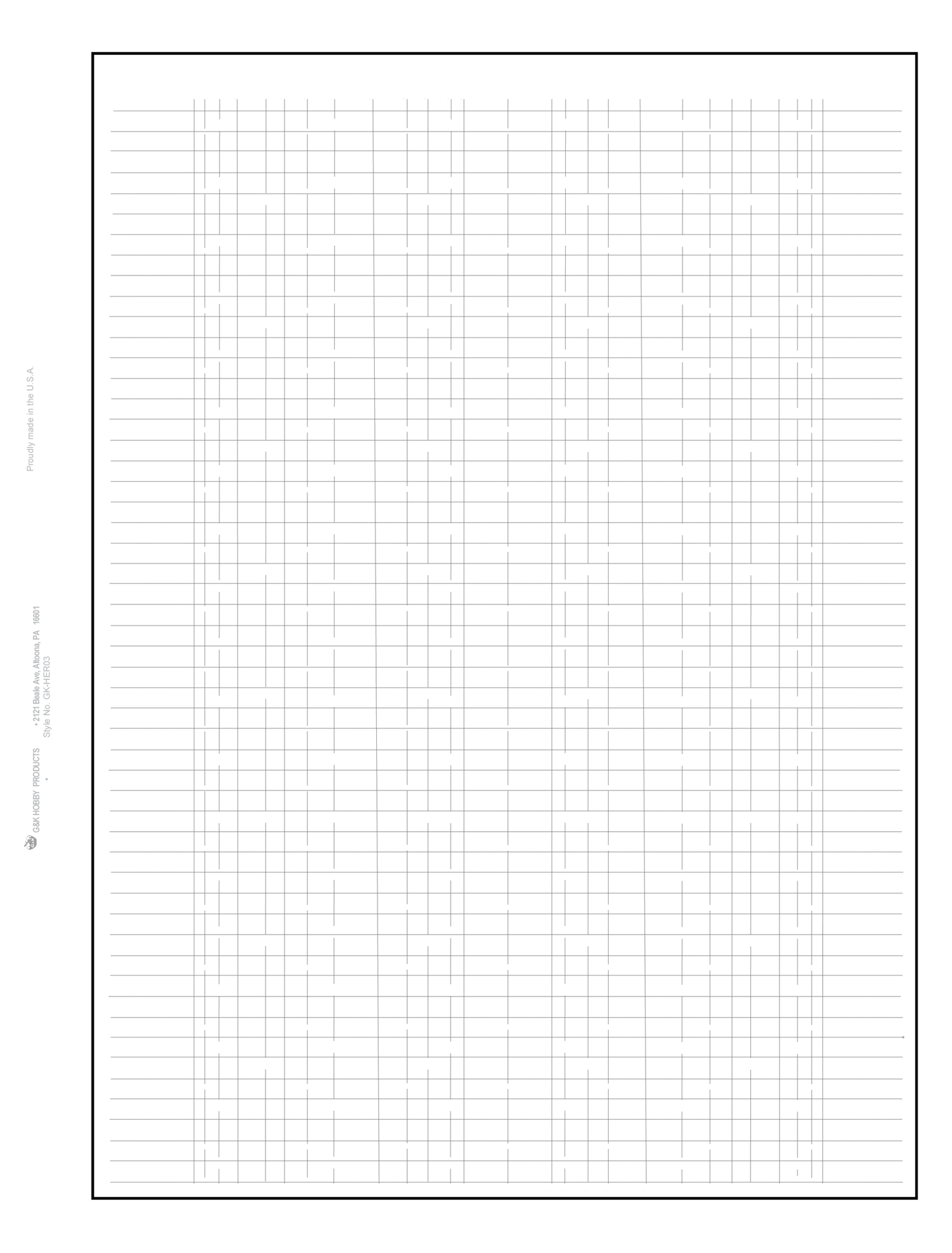 Harris World Blank Pages 2P/3R