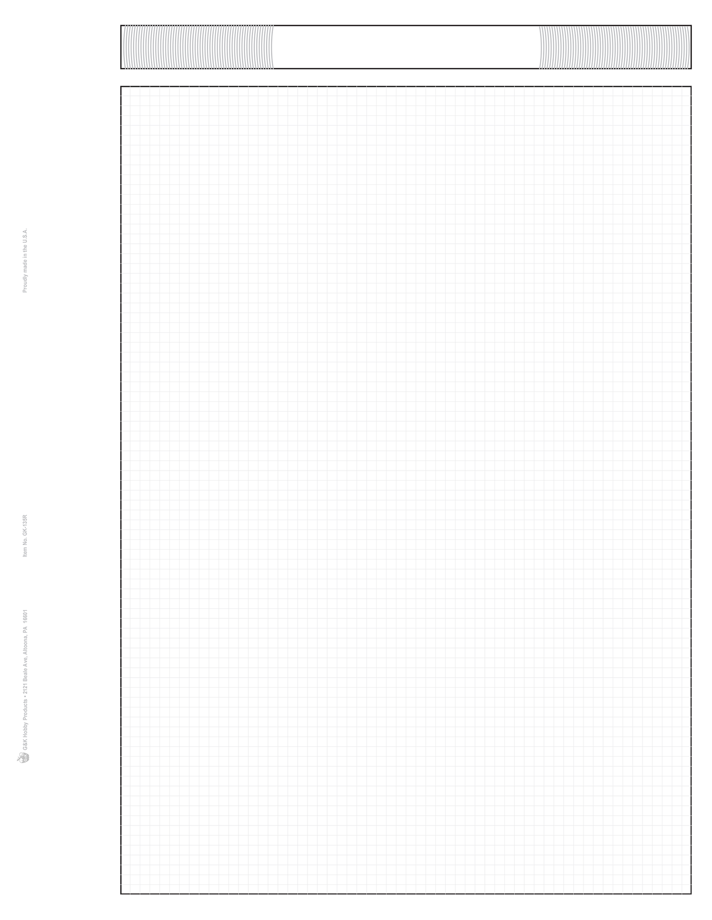 G&K Style 135 Pages (20) (Medium-Weight)