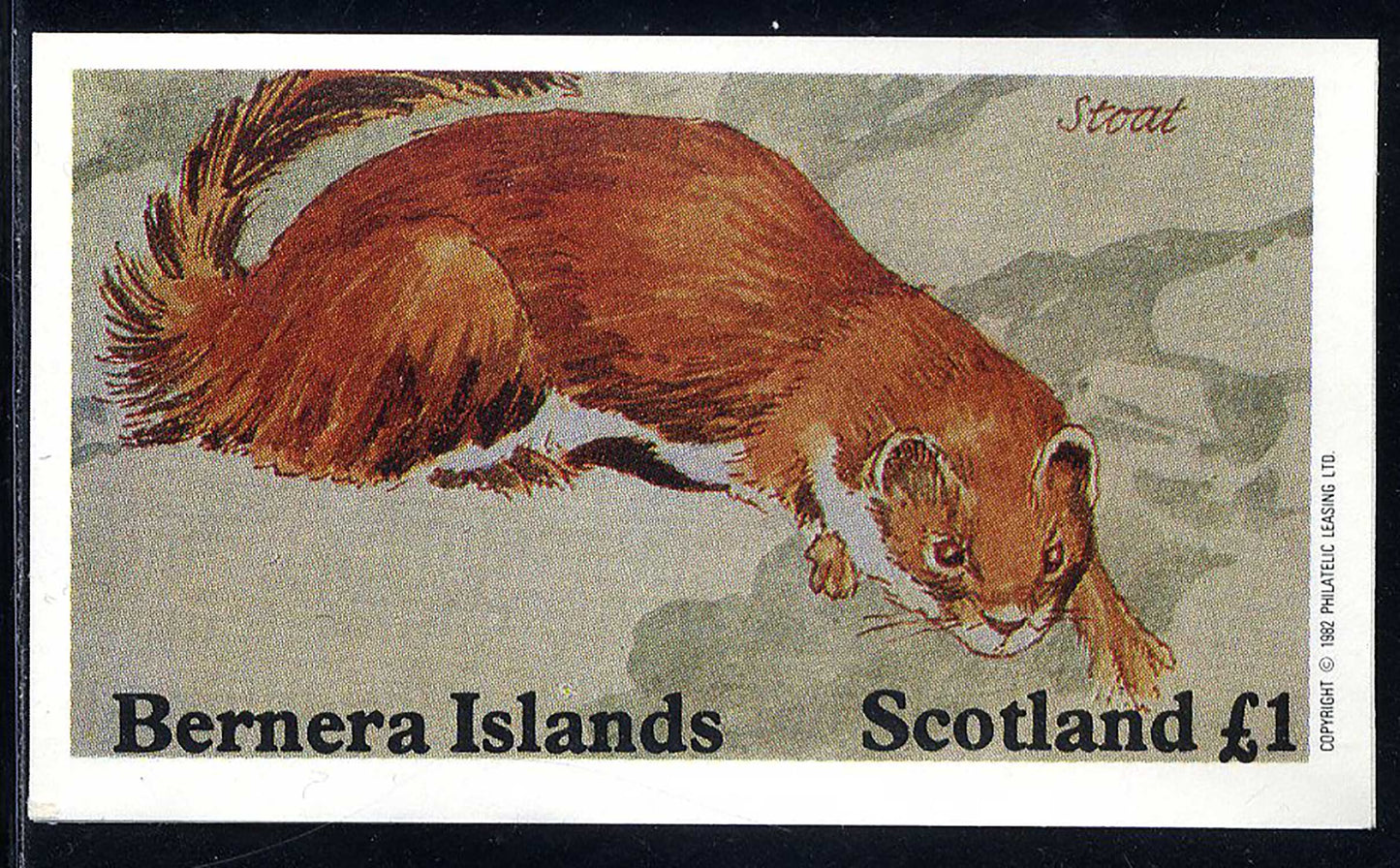 Bernera Small Scottish Mammals £1