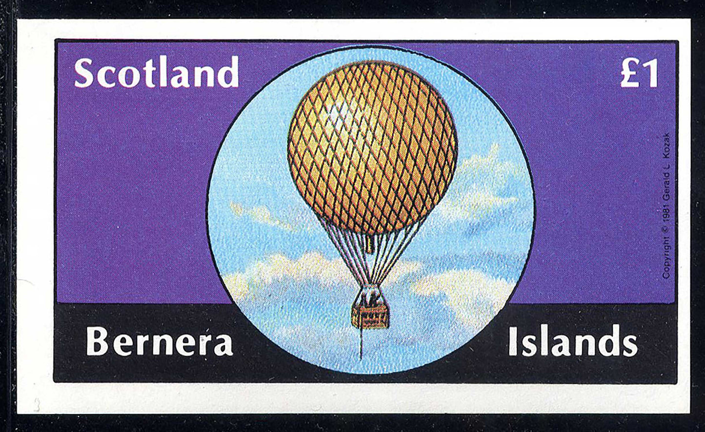 Bernera Balloons, Airships, And Airplanes £1