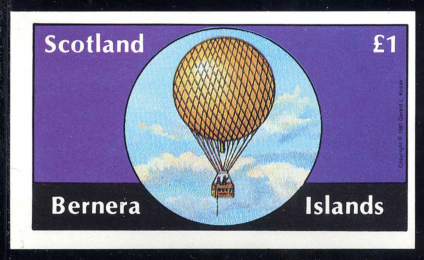 Bernera Balloons, Airships, And Airplanes £1