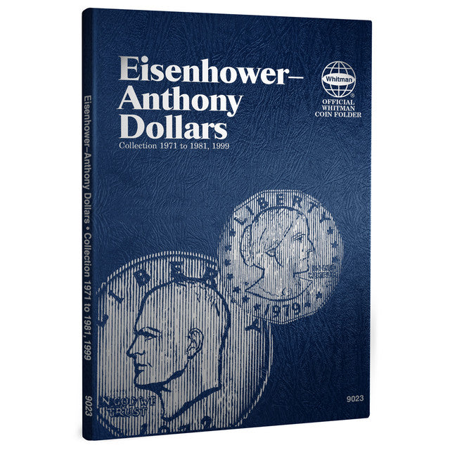 Whitman Coin Folder-Eisenhower and Anthony Dollars 1971-1999
