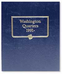 Whitman Washington Quarters P & D W/US Territories & DC Album