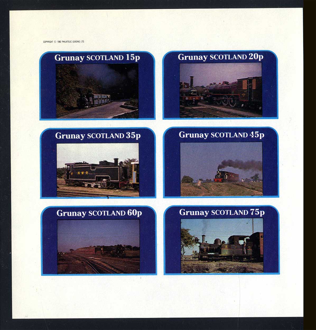 Grunay Indian Railways II Imperf