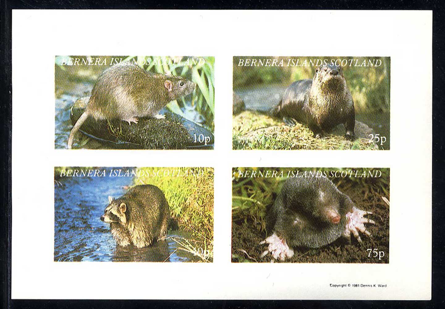 Bernera Small Mammals Imperf