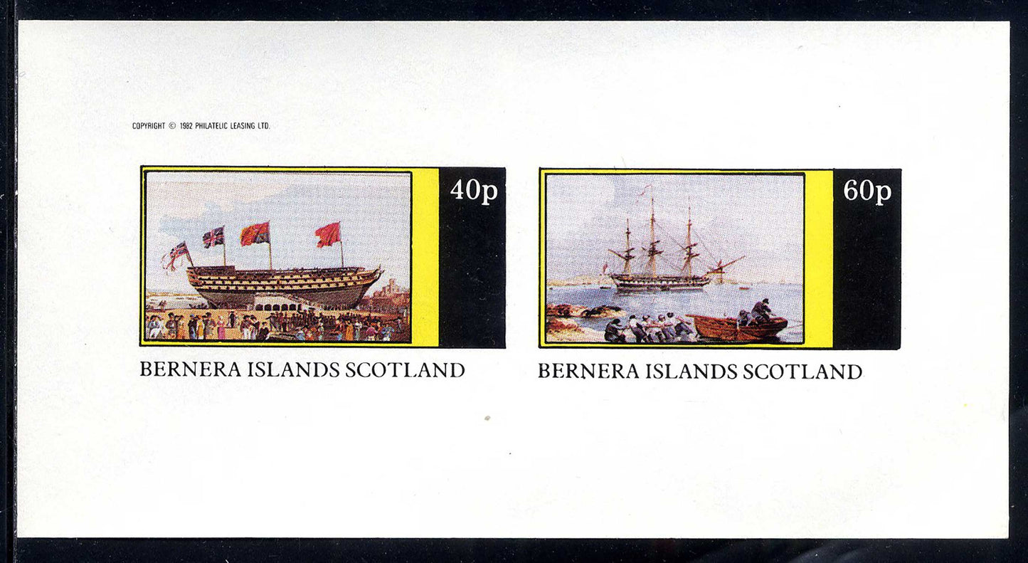 Bernera Old Sailing Boats Imperf