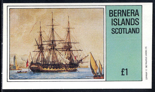 Bernera Old Sailing Boats £1