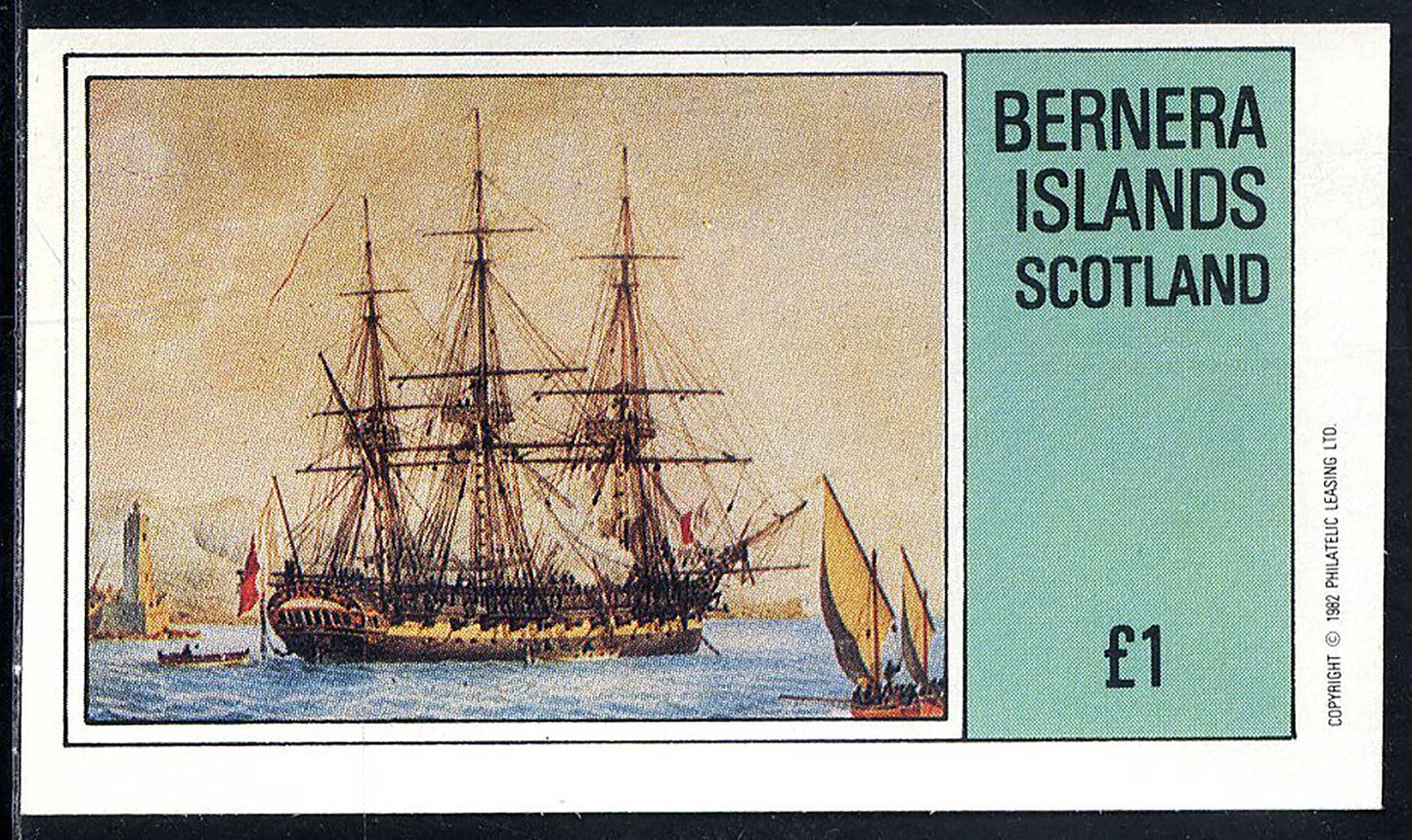Bernera Old Sailing Boats £1