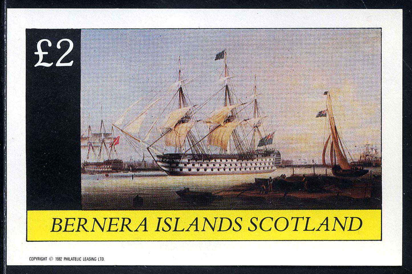 Bernera Old Sailing Boats £2