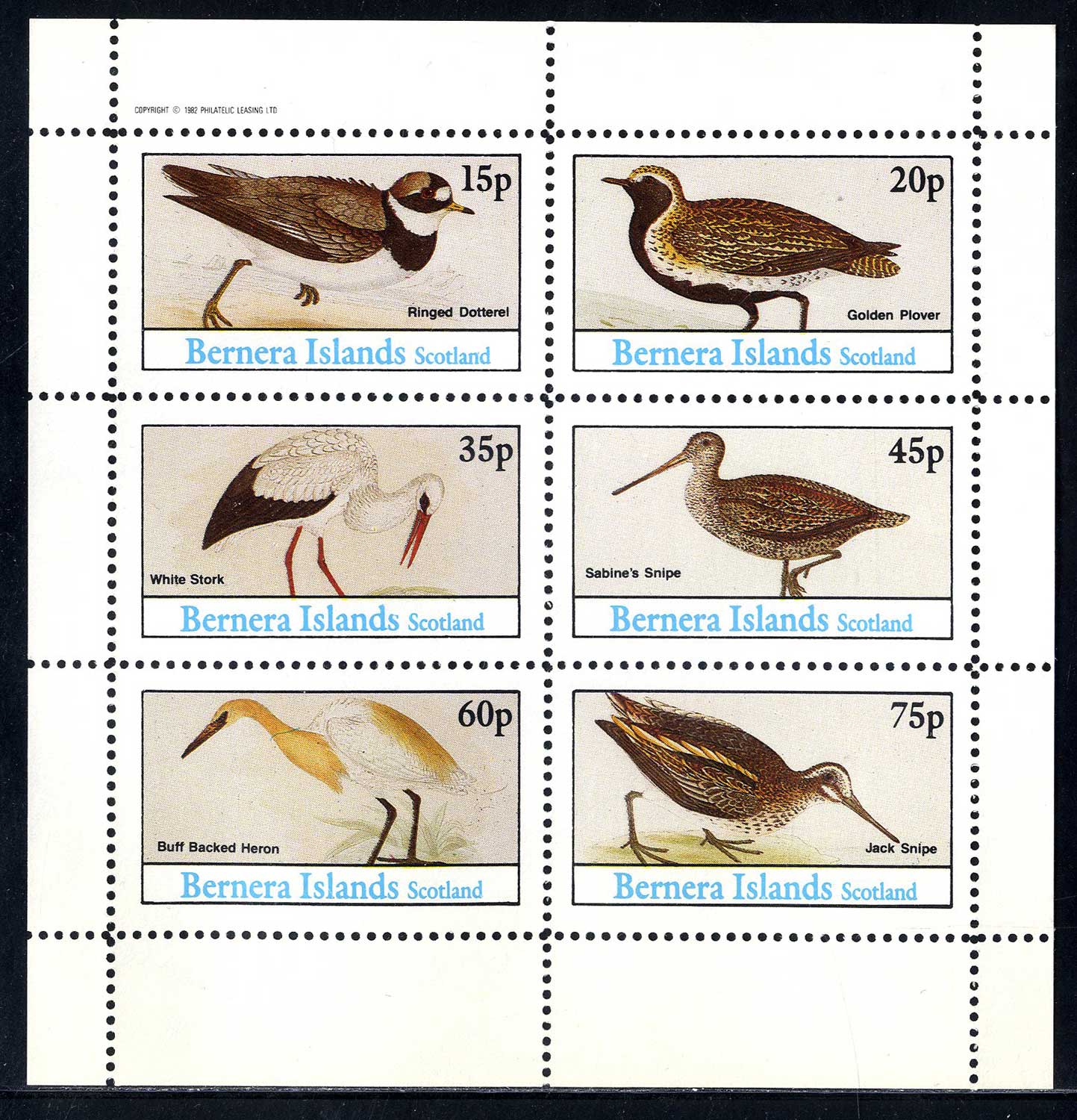 Bernera Mixed Birds Imperf