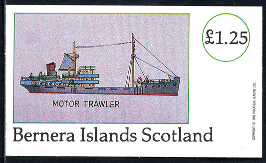 Bernera Fishing Ships, Old And New £1