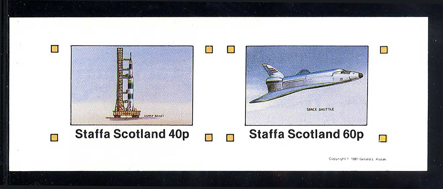 Staffa Space Ships Imperf