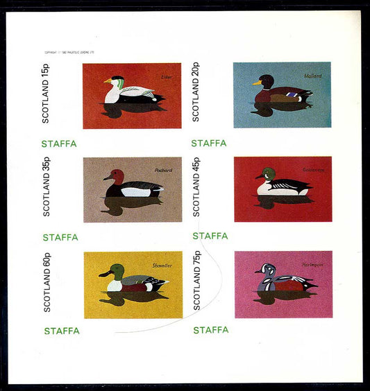 Staffa Ducks Imperf