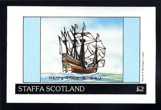 Staffa Historic Ship Drawings £2